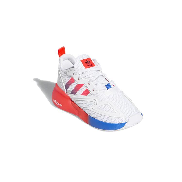 Adidas Originals ZX 2K Non-Slip Low-Top Walking Shoes Baby Shoes White Orange Blue FX9534