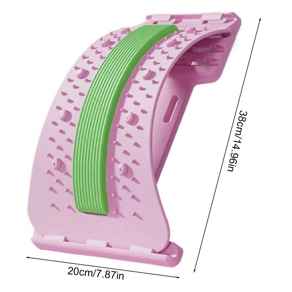 lumbar stretcher device  Back Stretcher for Back Adjustable Lower Back Massager Non slip Lumbar Massager for Body Recovery