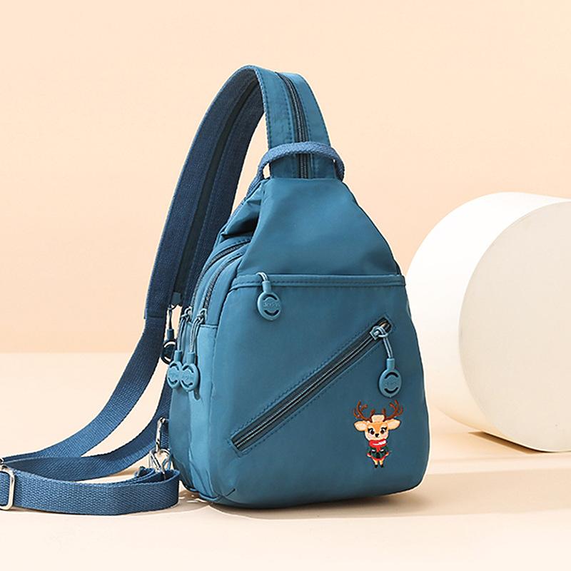 Single-shoulder Crossbody Bag, Waist Bag, Casual and Versatile Sports Small Backpack, Chest Bag, Women's Bag