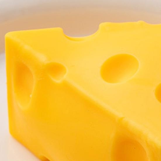 Stress Relief Cheese Squeeze Toy Slow Rising Triangular Square Cheese Sensory Toy Portable Kids Adults Simulated Food Pinch Fidget Toy