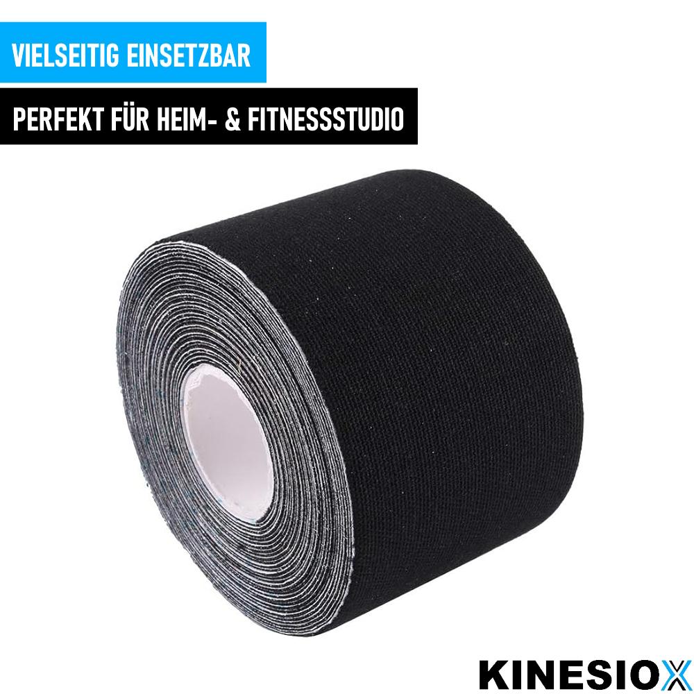 KINESIOX Taśma Kinezjologiczna Taśma Sportowa Taśma Fizjoterapeutyczna Bandaż Mocujący Wodoodporna Bez Lateksu