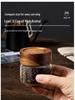 Transparent Borosilicate Glass Tea Canister: Airtight Storage Jar for Herbs, Snacks, Grains & More