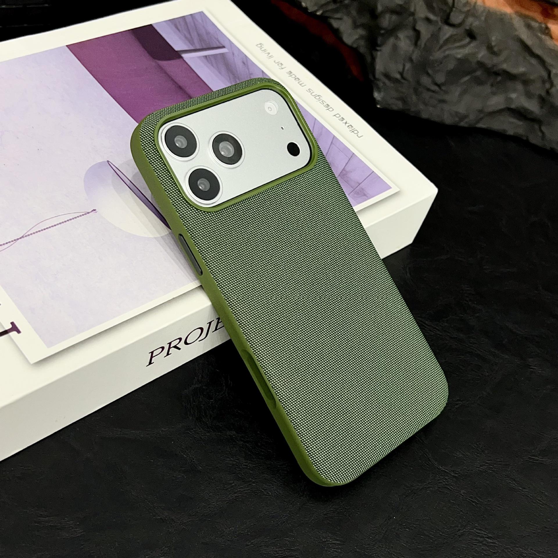 

Fabric Shell Magnetic Protective Case for Apple 17 Pro Max and 16 Pro Max iPhone 16