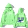 Alex G Artist Hoodies Alex G Tour Fashion Sweatshirts for Women Men Casual Fleece Clothing Two Sides Graphic Hoody Y2K