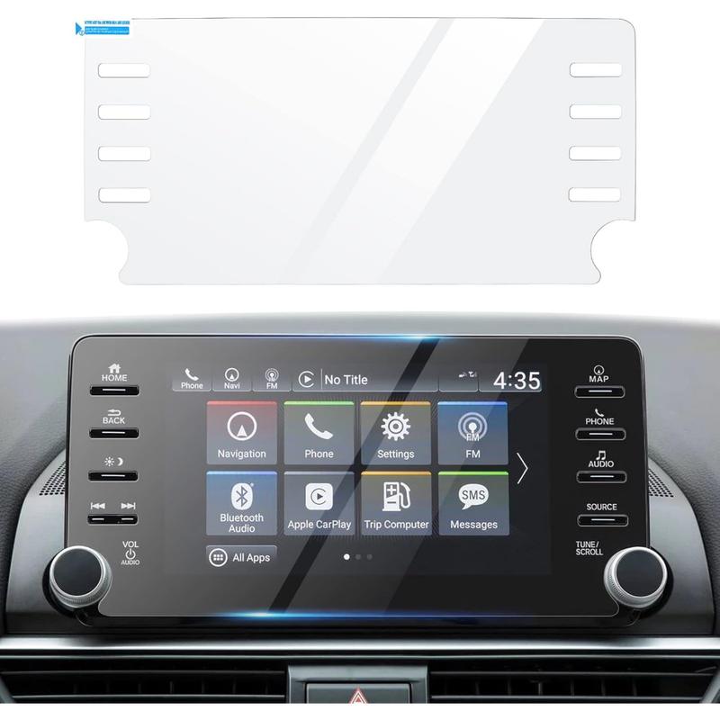 For Honda Accord Sport EX-L Touring 2018- Car Navigation Screen Accessories Tempered Glass Scratch Resistant Protector Film
