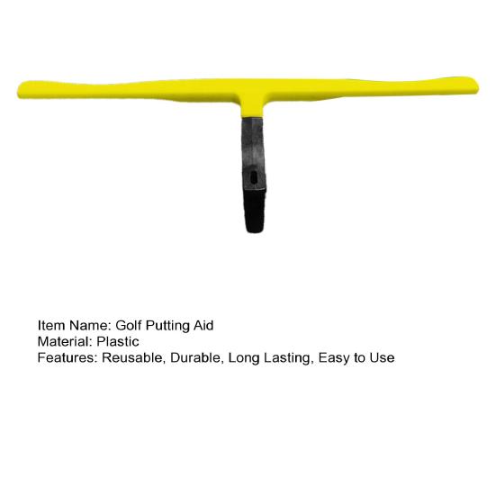 T-Shaped Golf Putting Training Aid High Durability Reusable Compact Size Lightweight Left Right-Handed Golf Putting Tool