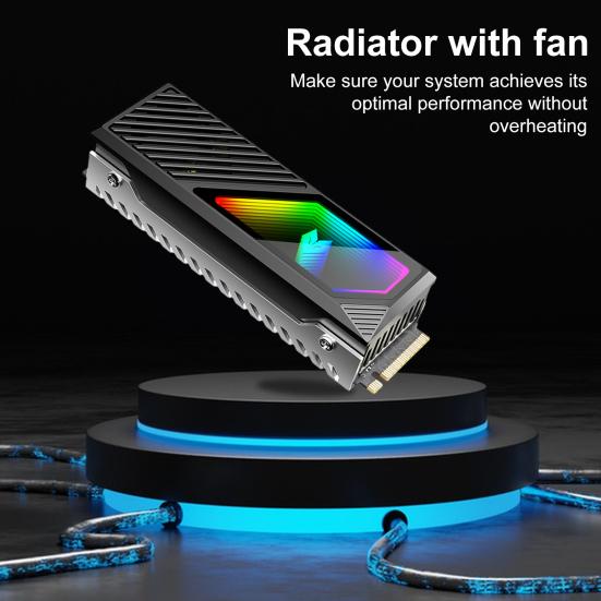 SSD Heat Sink Cooler with Fan Universal Compatibility 5V