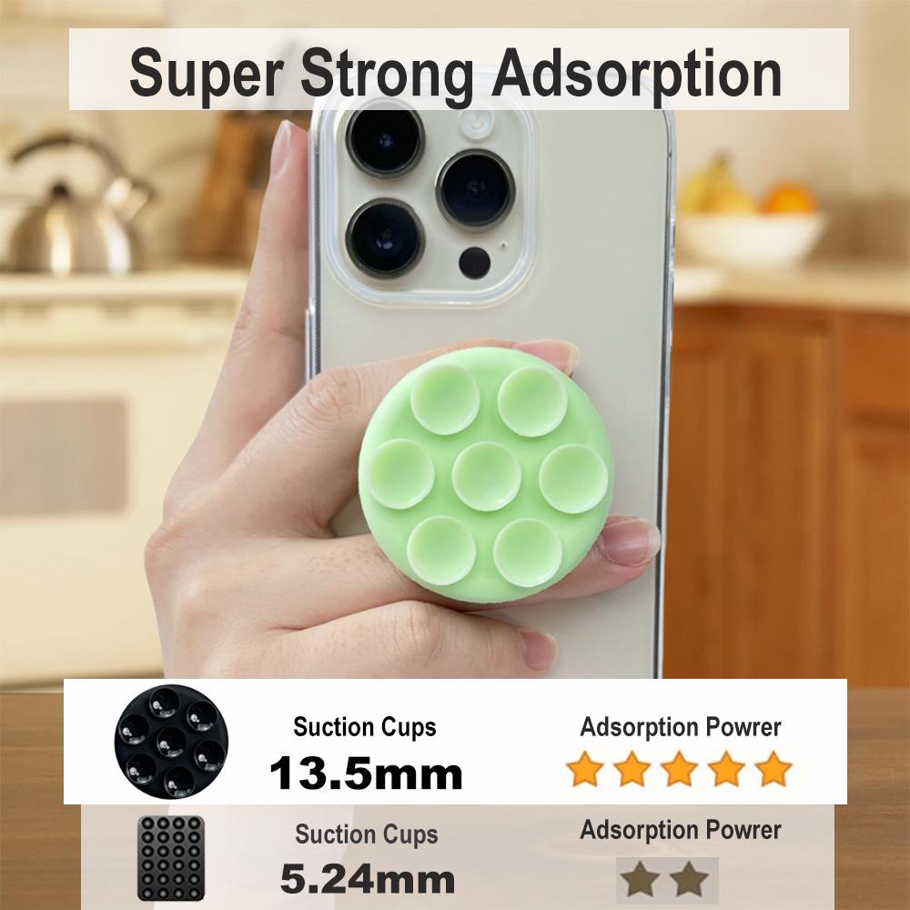 Grippopso Silicone Suction Cup Wall Stand Cellphone Holder Mount Tok Socket Suction Mobile Phone Case Holder Phone accessorie 5