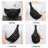 Waterproof Multifunctional Crossbody Fanny Pack - Large Capacity for Outdoor Sports, Running, and Business Use