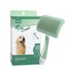 Curved Needle Design Anti Scratch Pet Slicker Brush Asy Clean Deshedding Tool Ergonomic cat Brush for Long Hair Pets