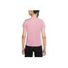 Nike Dri-Fit Swoosh Run Graphic Reflective Crew Neck Short Sleeve T-Shirt Women Tops Pink DD4899-630