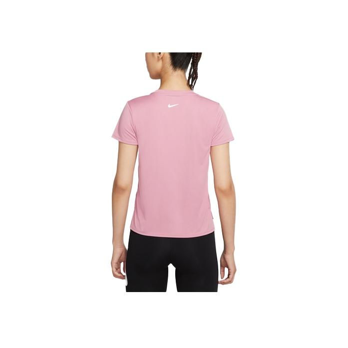 Nike Dri-Fit Swoosh Run Graphic Reflective Crew Neck Short Sleeve T-Shirt Women Tops Pink DD4899-630