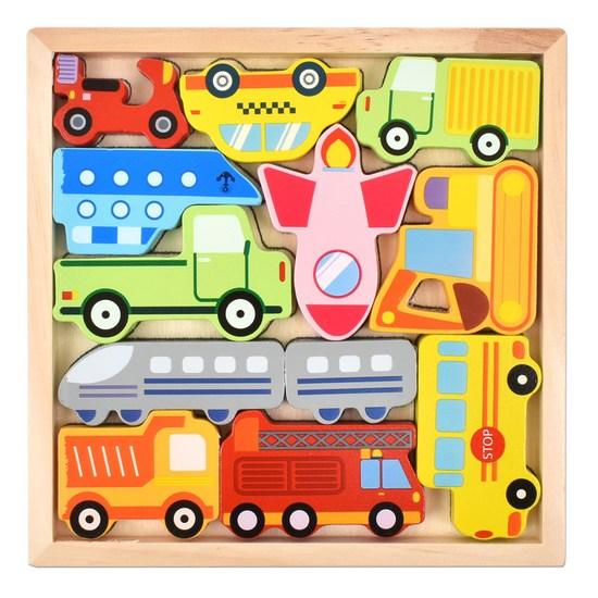 Oz Toy Balance Picture Match Domino Puzzle Sea + Transportation + Food Set, Korean Popular Puzzles