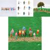 Colorful Plastic Miniature Figurine Models Set Of 100 In 1 To 200 Scale For Collectors