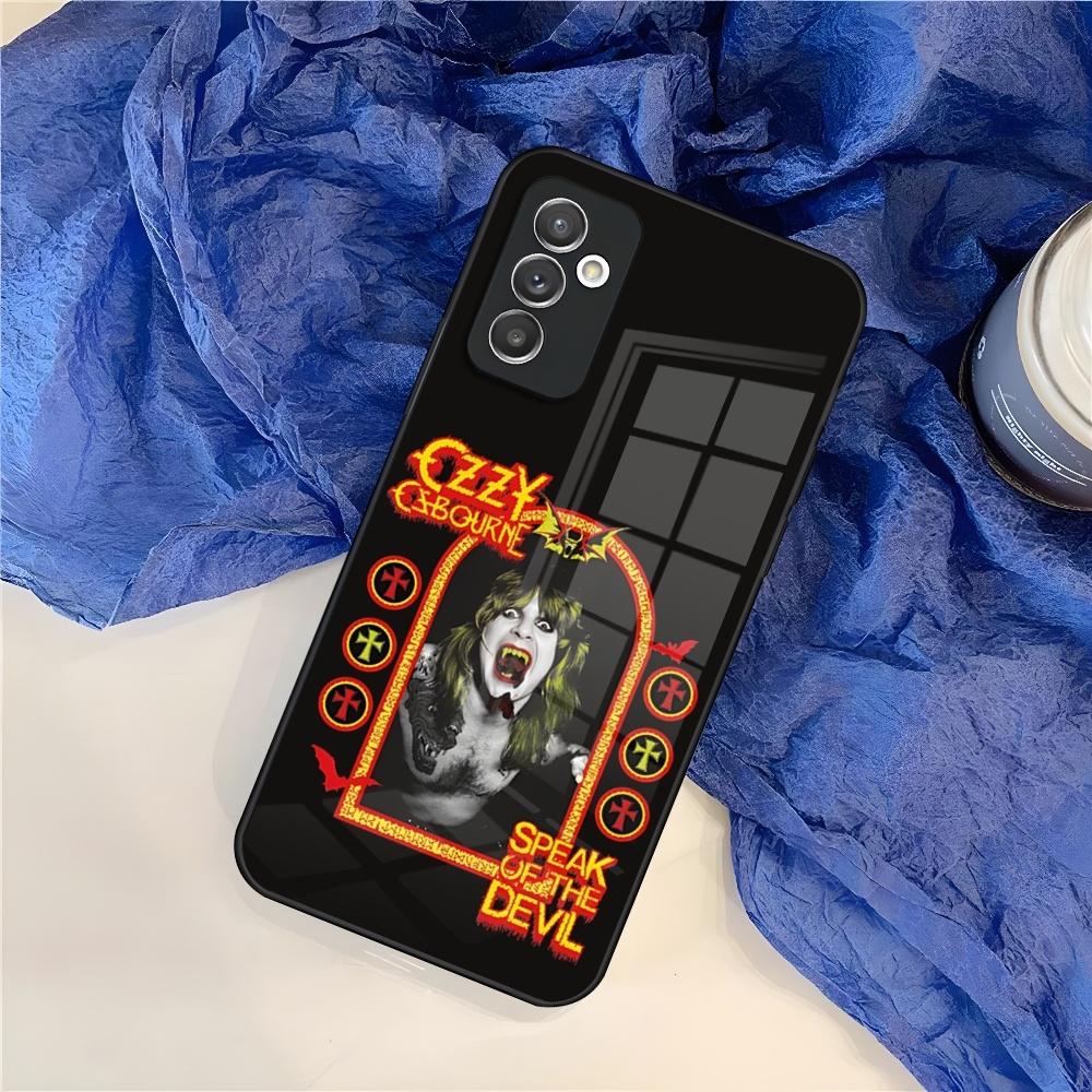 

Rock Band Ozzy Osbourne Phone Case for Samsung S25 S24 S30 S21 S23 S20 S22 Fe S10 E S9 Note 20 Pro Ultra Plus glass Cover Samsung S25