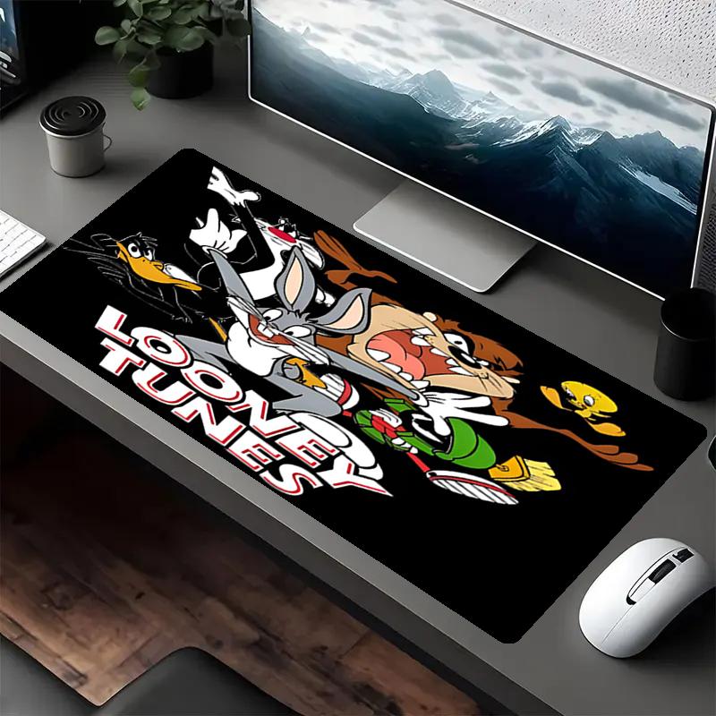 Looney Tunes Theme Mouse Pad, Non Slip Rubber Base, Multifunctional Office & Home Decor, Perfect for Workspace Personalization.