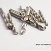 4241 HSS Straight Shank Twist Drill Bit, Polished for Clean Edges, Drills Aluminum, Iron, Wood, Metal, Sizes 1-13mm, White.