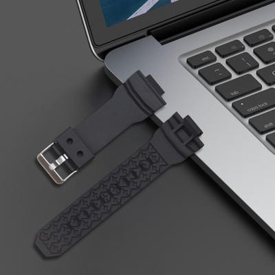 Pasek do zegarka wodoodporny, oddychający miękki pasek do inteligentnego zegarka zamiennik do Casio GA-150/200/201/300/310/GLX