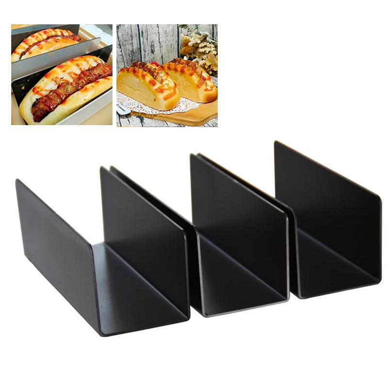 Non-Stick Pork Chop Bun Mold Carbon Steel Bread Mold U-Shape Cookie Mold Cake For Kitchen Baking