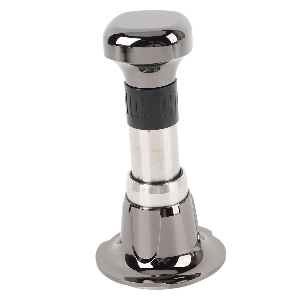 Automatic Impact Coffee Tamper Stainless Steel Auto Rebound Adjustable Constant Pressure Vertical
