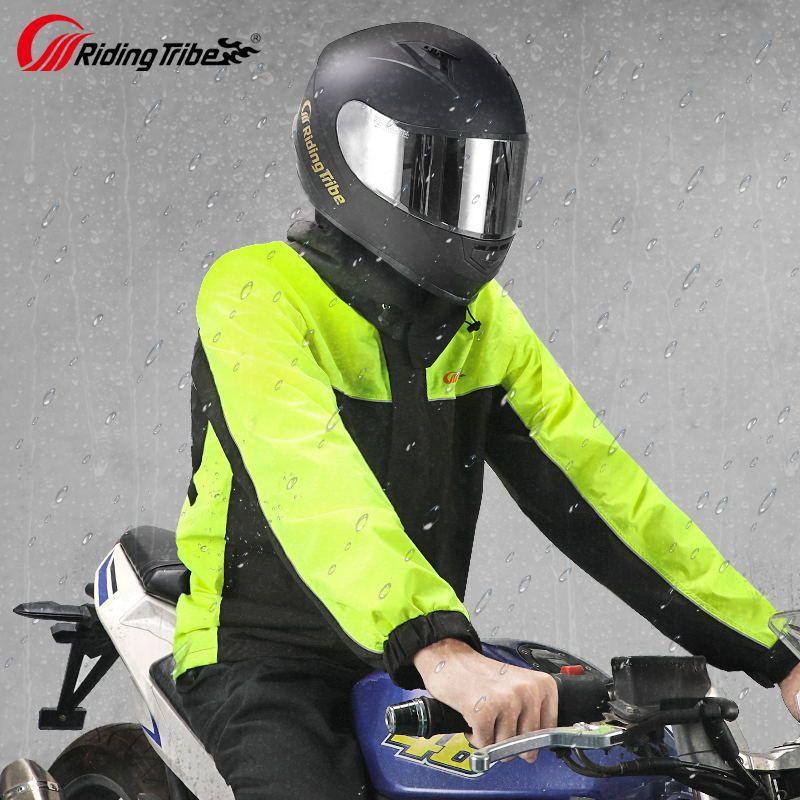 Unisex Waterproof Rain Suit Scooter Motorcycle Riders Separated Jacket Pants Set Quick-Dry Fabric S-XXXL