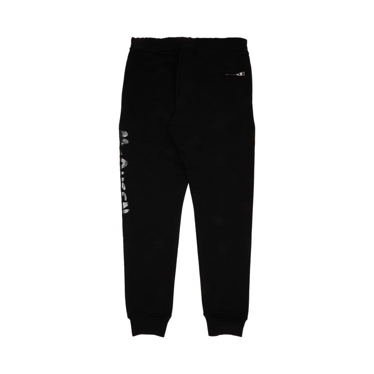 

Alexander McQueen Graffiti Joggers Black/Black Men Bottoms 688714QSZ810911 XL