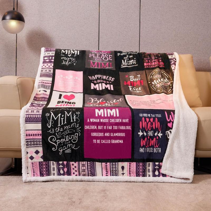 Cozy Sofe Warm Flannel Blanket Gifts for Granddaughter Grandma Birthday Gifts Grandma Throw Blanket for Sofa Bed Home Decor