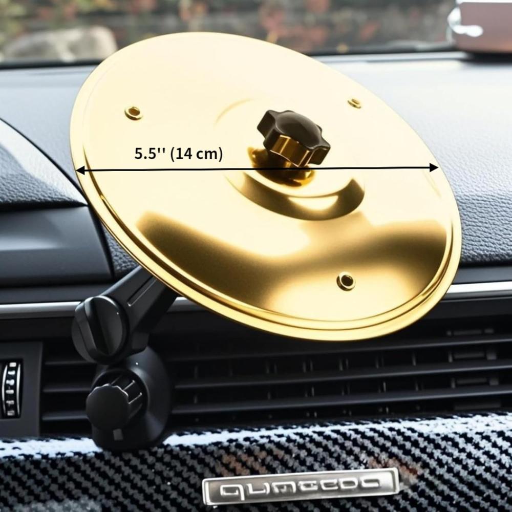 1Pcs Car Crash Cymbal Air Vent Mini Drum Car Hand-shooting Cymbals Car Drum Cymbal Air Vent Musical Instrument For Car Interiors