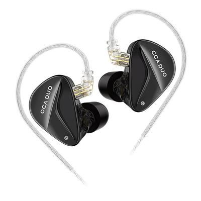 Auriculares Dinámicos LINSOUL CCA DUO 2DD Equipados con diafragma dinámico Diseñados ergonómicamente Compatibles con dispositivos como DACs y AMPs Adopta