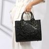 High-end Tote Bag Fashionable Large-capacity Single-shoulder Bag Elegant Genuine Leather Crossbody Handbag