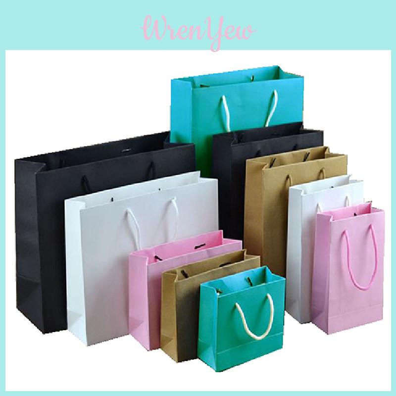 Vintage Paper Gift Bags Set For Weddings Parties And Gifts