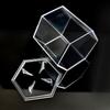 Baseball Case Hexagonal Acrylic Autographed Ball Box Golf Ball Display Case for Bedroom Living Room Dorm Apartment Fireplace