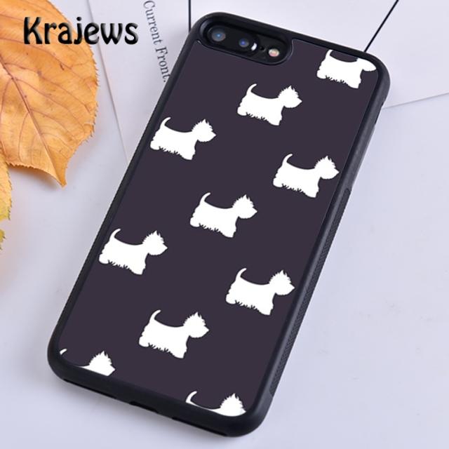 

Мягкий чехол Krajews Westie Scottie Scottish Terrier для iPhone 14 5 6s 7 8 plus XR XS 11 12 13 pro max Samsung S21 S22ultra iPhone X or XS