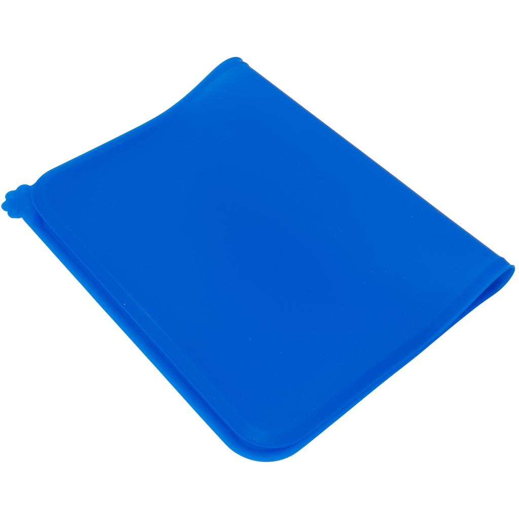 Pet Food Pad Silicone Waterproof Non Slip Bowl Drinking Feeding Mat Placemat for Dog Cat(Red )
