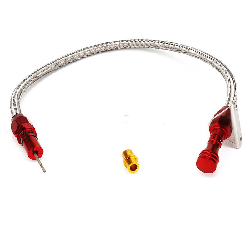 Joja de transmisie flexibilă universală din oțel inoxidabil Th350 5004 530 mm Jig de măsurare a uleiului compatibil cu Tth350 Th400 Sbc