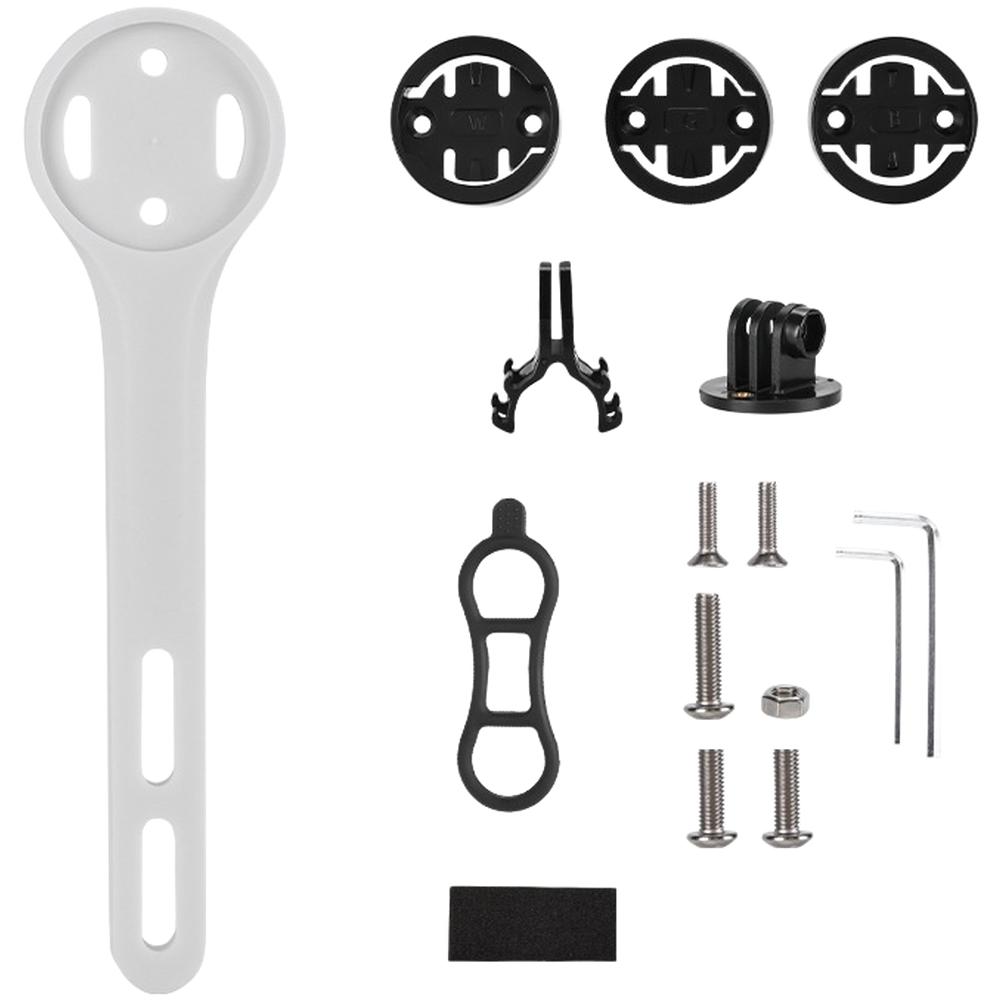 3 Adapter Bases Bike Computer Mount 180-degree Adjustability