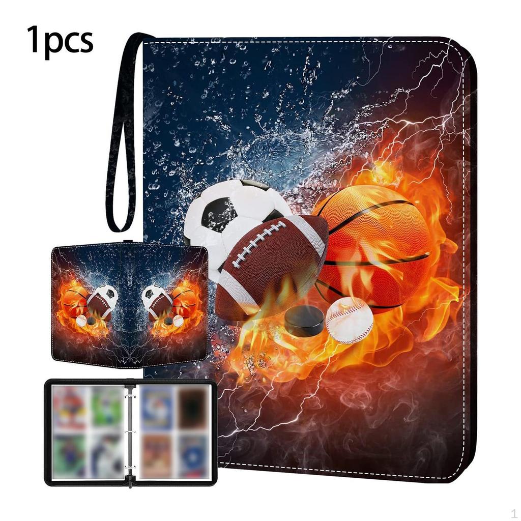 Card Binder 3 Collector Album for Standard Size Organizer Case Trading Holder Game Ice