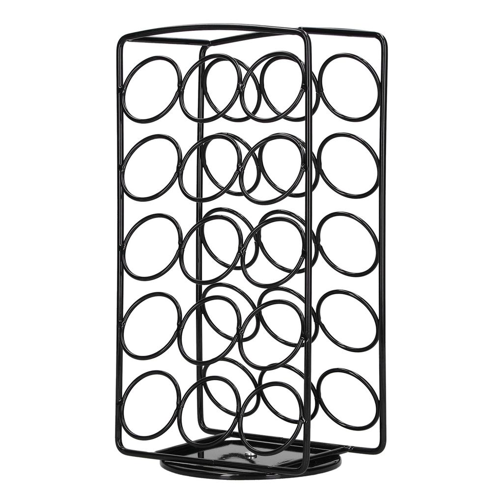 360 Degree Rotating Coffee Capsule Rack Stand Storage Organizer Holding 30Pcs Capsules