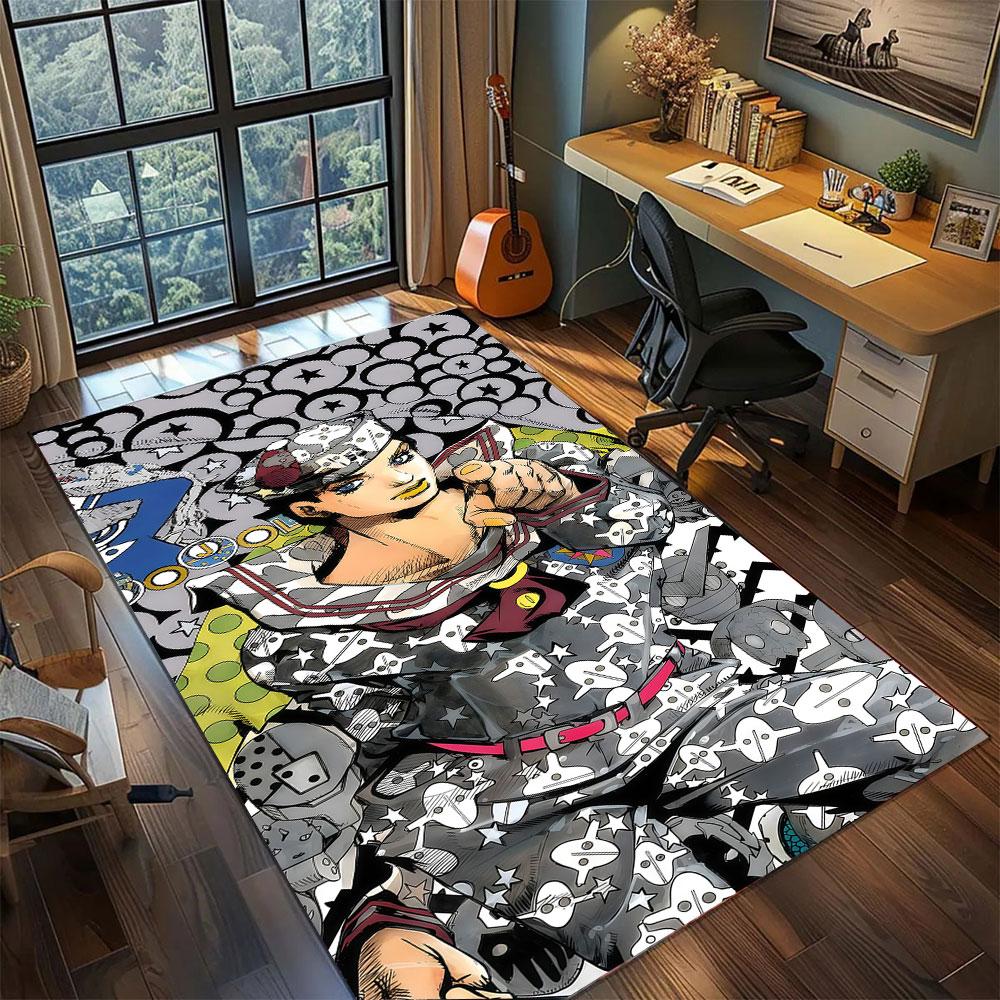 Battle Tendency JoJo Carpet for Living Room Bedroom Home Decor Cool Movie Mat Play Floor Mat