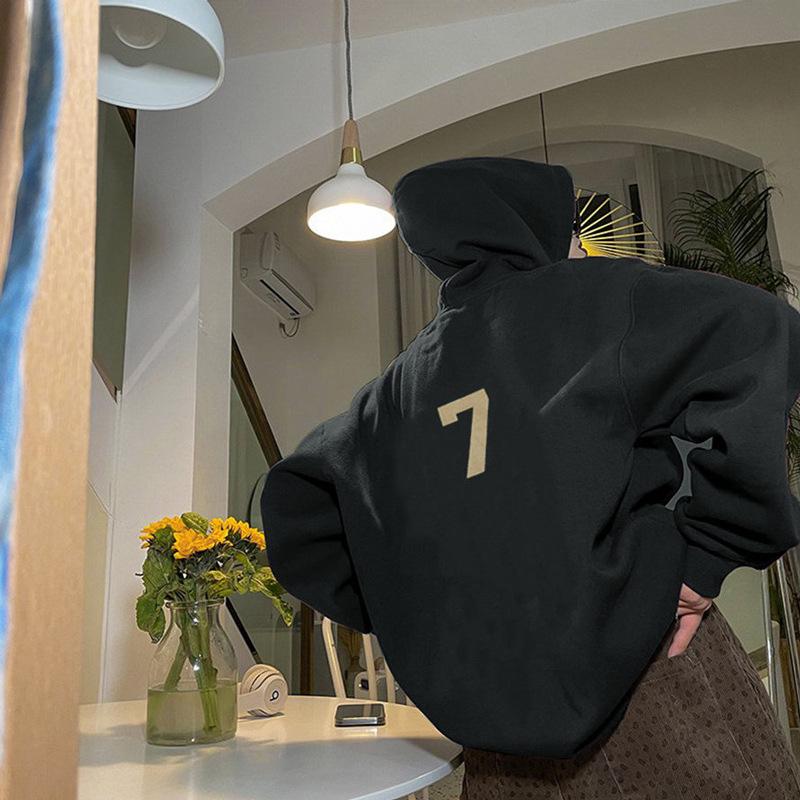 FOGESSENTIALSZONE Staffel 7 ABC Hoodie: Trendiges Unisex-Sweatshirt im lockeren Schnitt