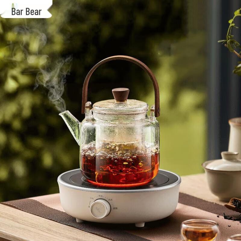 Bear Multifunctional Health & Flower Teapot with Electric Ceramic Stove CN plug (adapter included)