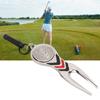 Golf Divot Repair Tool Golf Club Ball Putting Court Pitchfork Key Chain Type for Ground