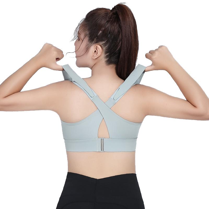 

Регулируемый спортивный бюстгальтер большого размера с бретелями на липучке для занятий высокой интенсивности S кирпич красный