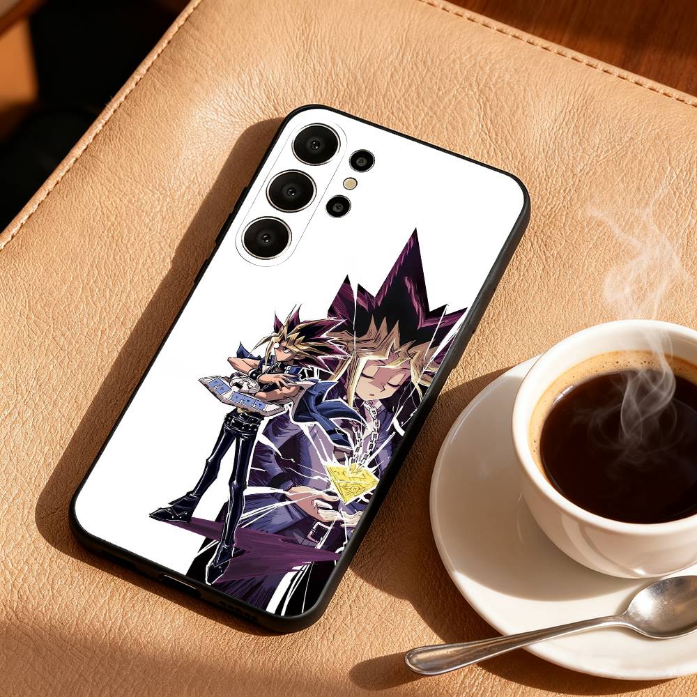 Yu-Gi-Oh Anime Phone Case For Samsung S26,S25,24,23,22,30,21,10,9,Ultra,Plus,Lite,FE Soft Black Case