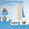 24Pcs Blank Wood Bookmarks with Tassels Multifunctional Accessories for Gift Making DIY Craft Kit