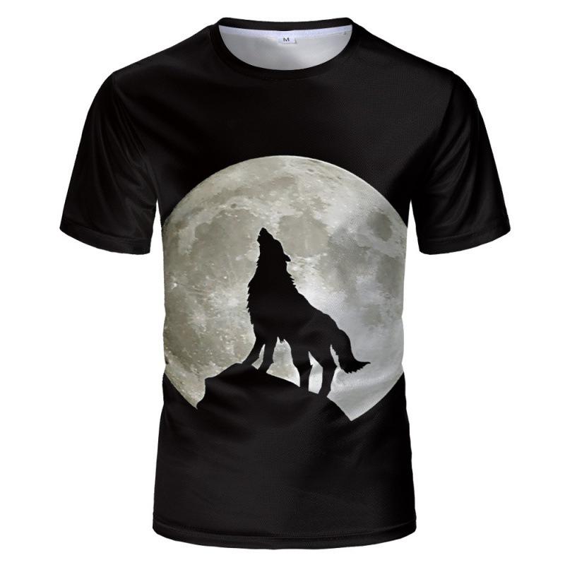 New Beast Animal Wolf Head Pattern 3D Printed T-shirt Plus Size Comfortable Personalized Daily Versatile Short Sleeve T-shirt