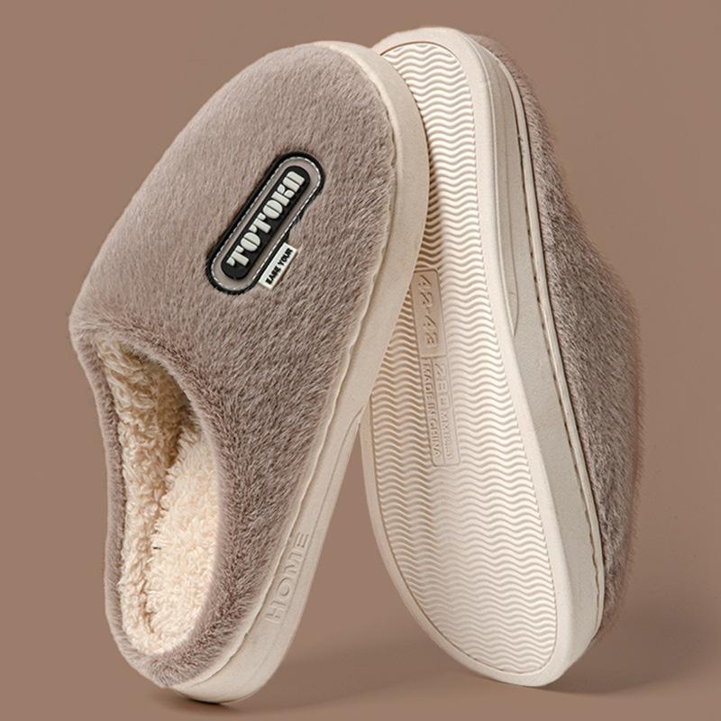 Women's winter warm cotton slippers indoor confinement shoes winter foot warm artifact home comfortable, light and warm men's