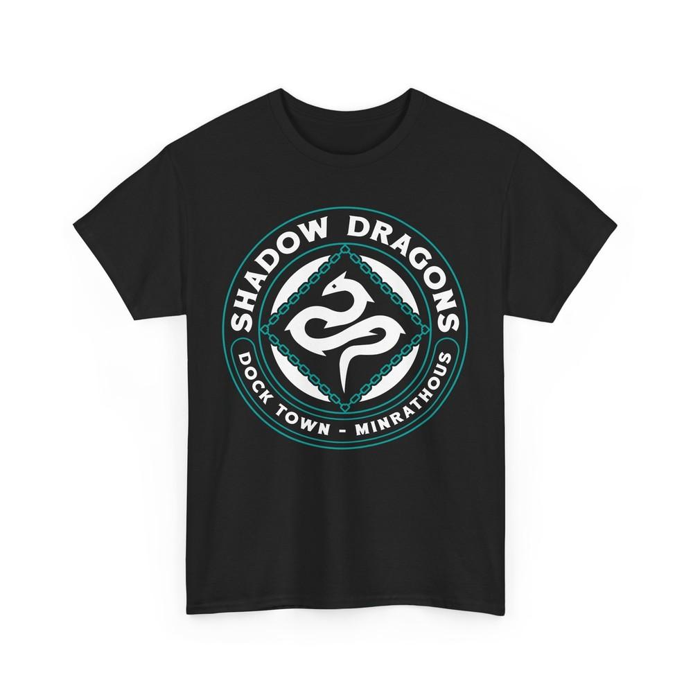 

Minrathous Shadow Dragons Emblem Unisex T-Shirt. Dragon Age The Vielguard Game. 4XL