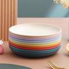 Japan Domestic Bone Spit Plate, Lovely Plastic Small Plate, Wheat Straw Dinner Plate Dishes  Prato De Refeição De Palha De Trigo