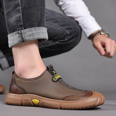 Casual Men Shoes Luxury Loafers Breathable Mesh Men Sneakers High Quality Outdoor Walking Shoes Light Running Shoes Male